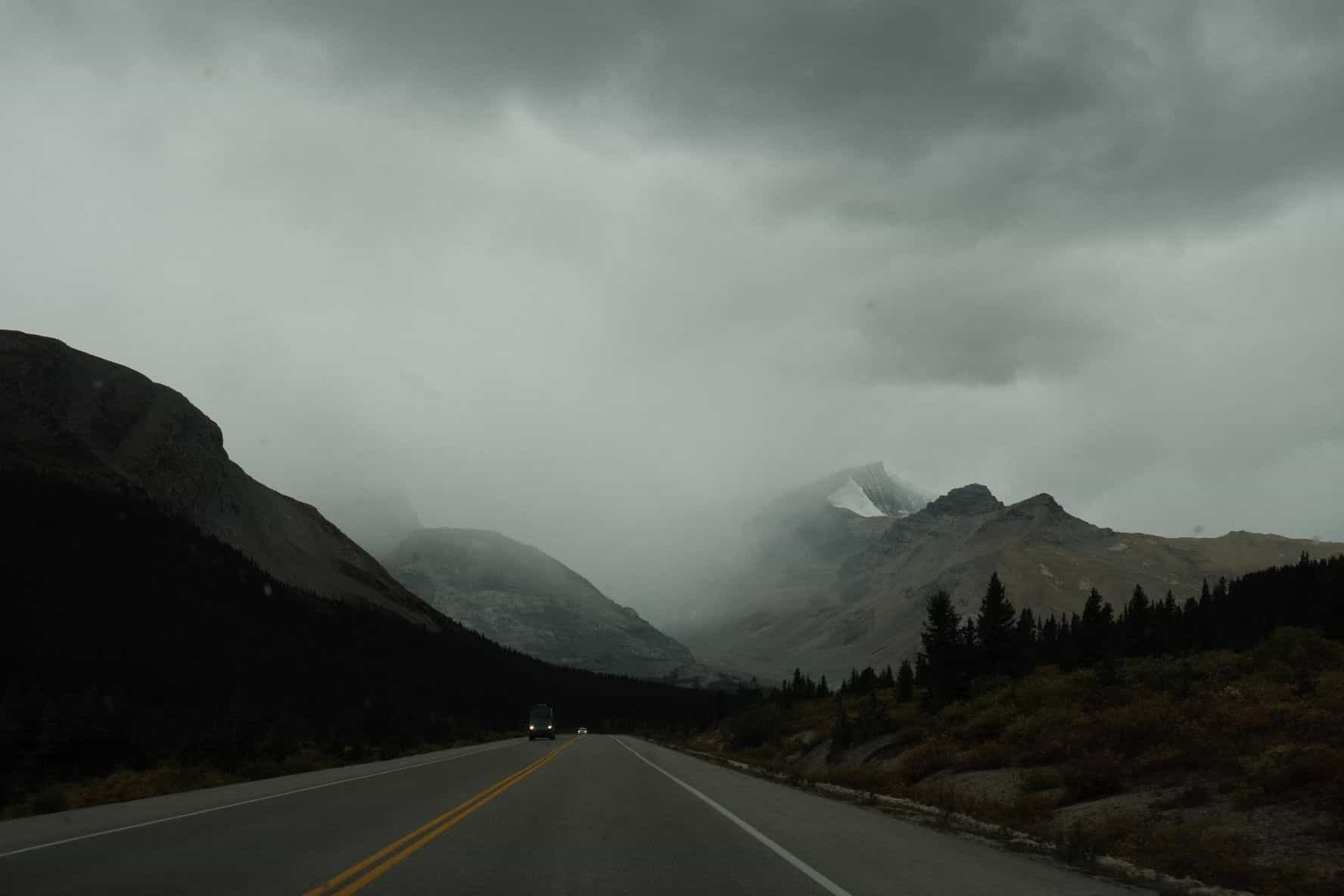 Road to Glacier Lodge